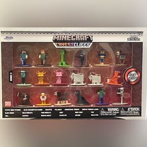 Minecraft: Caves and Cliffs Series 8 Set of 18 Die-Cast Figures